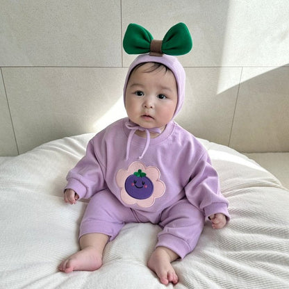 [PRE-ORDER] Vegetable Body Suit + Bonnet Set