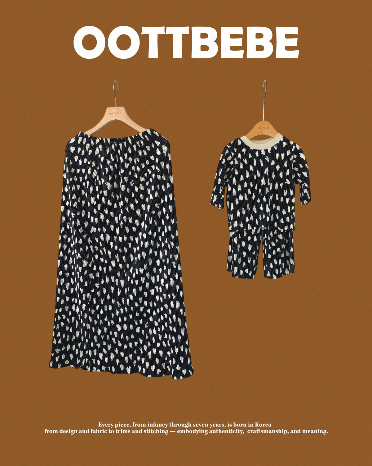 [PRE-ORDER] Velvet Leopard Pleats Mom Skirts