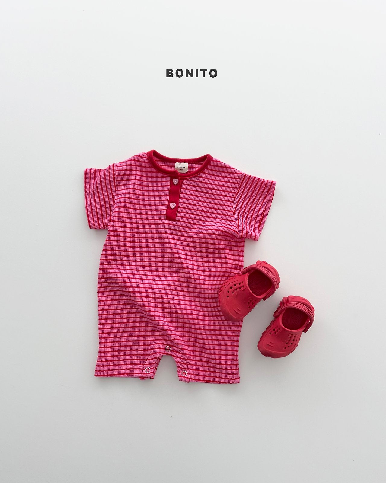 [PRE-ORDER] Summer Waffle Stripe Body Suit