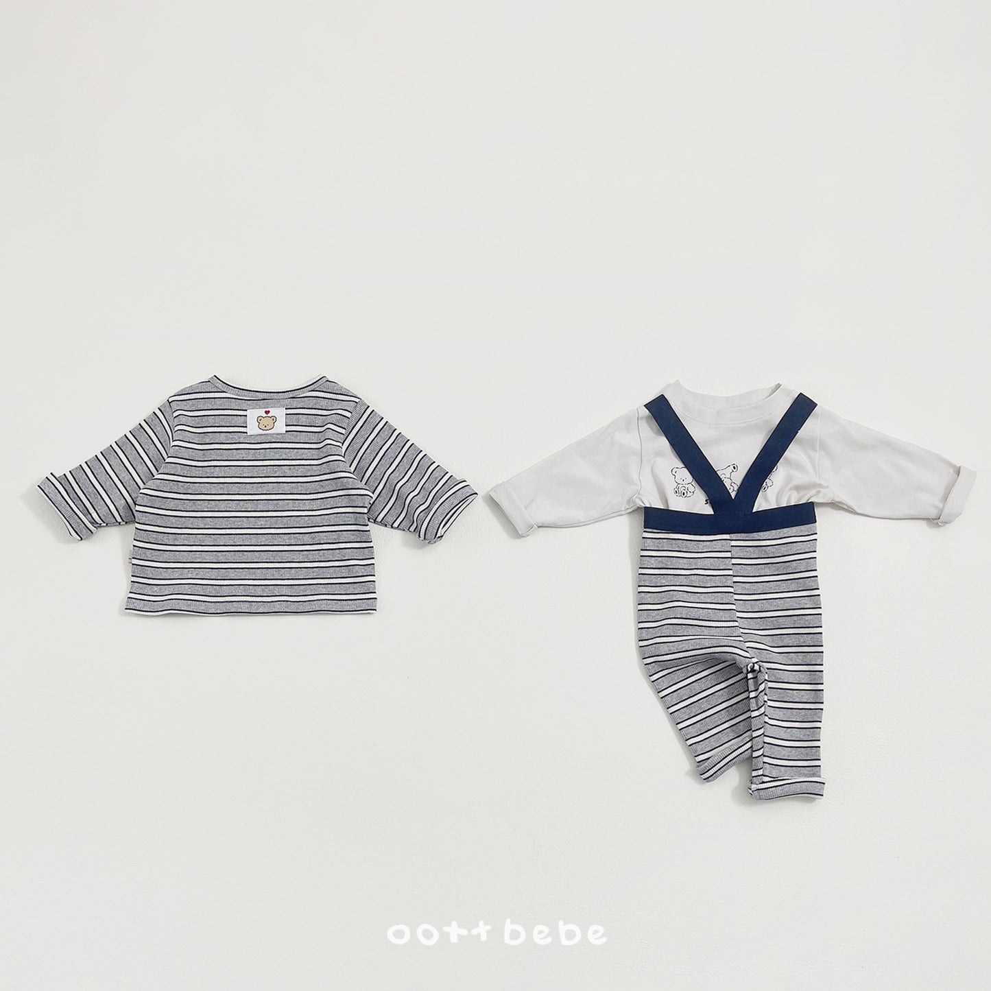 Say Oott 1+1 Baby T-Shirts [Red/Ivory/Baby M(6-12m)]
