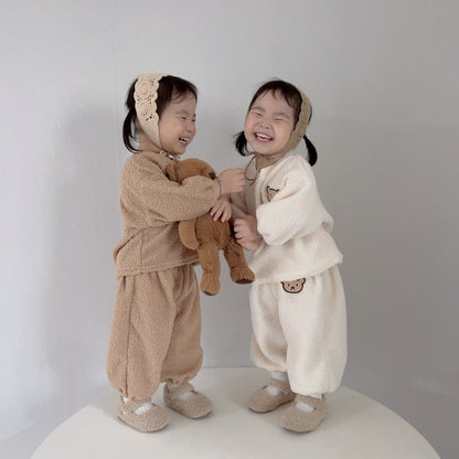 [PRE-ORDER] Sherpa Bear Top Bottom Set