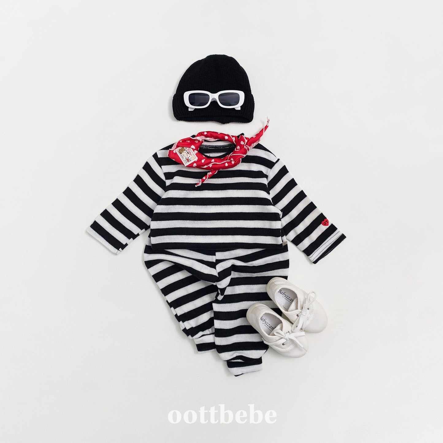 [PRE-ORDER] Mix Stripe Body Suit