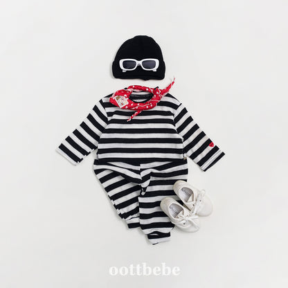[PRE-ORDER] Mix Stripe Body Suit