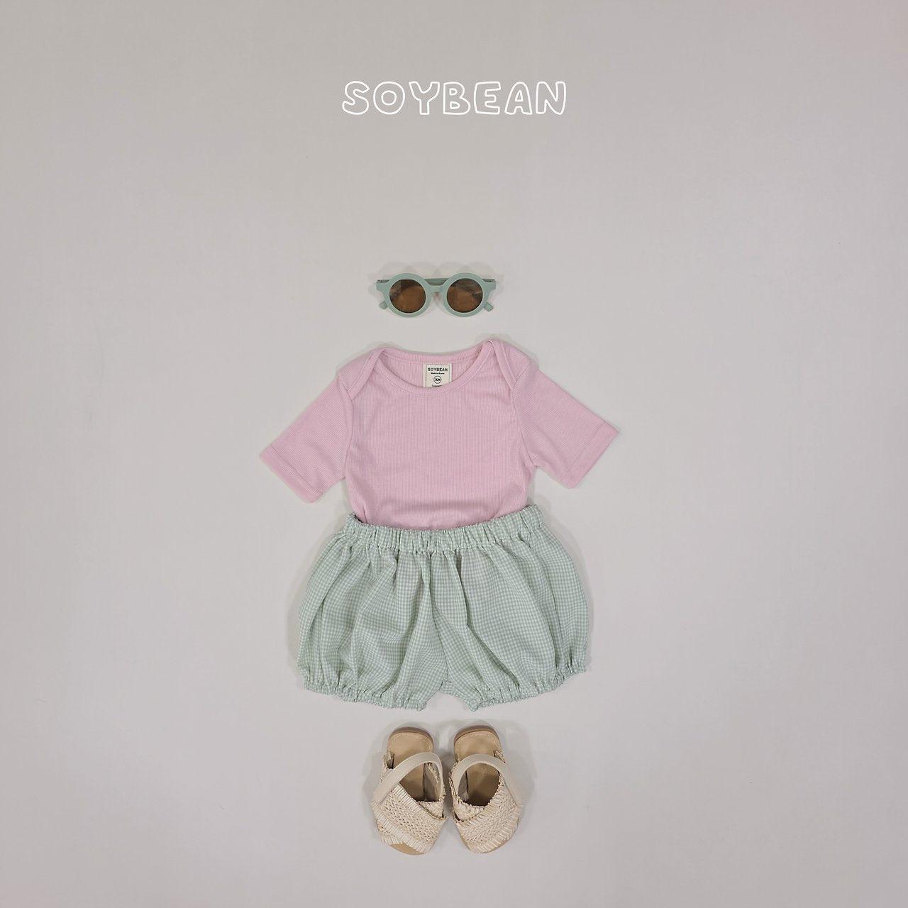 [PRE-ORDER] Pumpkin Check Top Bottom Set