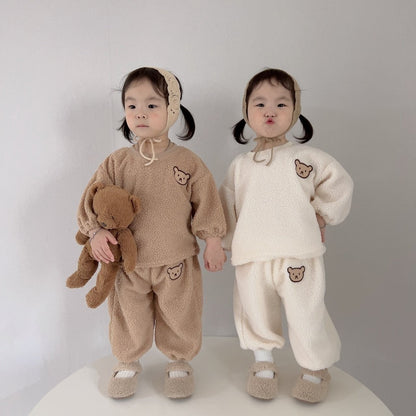 [PRE-ORDER] Sherpa Bear Top Bottom Set