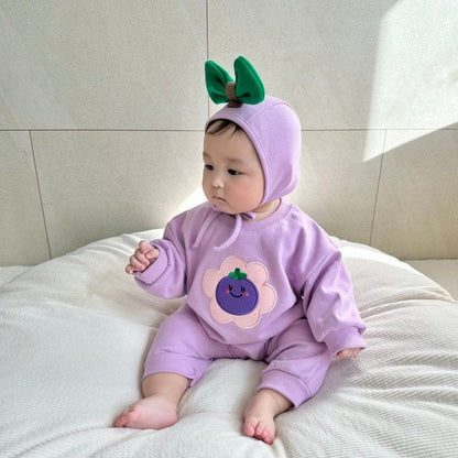 [PRE-ORDER] Vegetable Body Suit + Bonnet Set