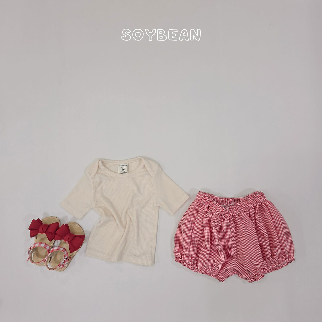 [PRE-ORDER] Pumpkin Check Top Bottom Set