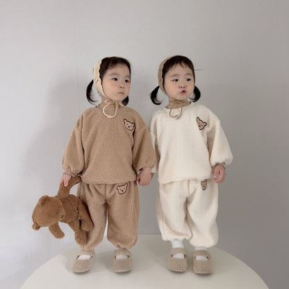 [PRE-ORDER] Sherpa Bear Top Bottom Set