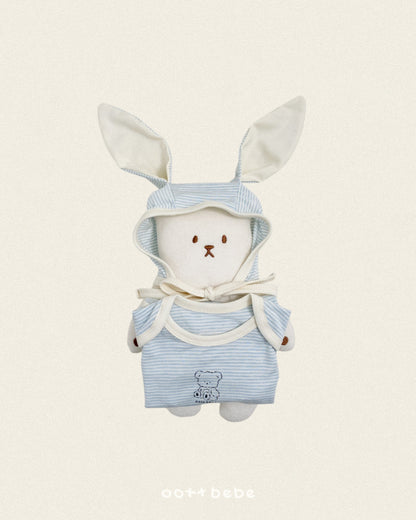 [PRE-ORDER] Chewy Stripe Body Suit + Bonnet Set