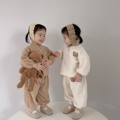 [PRE-ORDER] Sherpa Bear Top Bottom Set