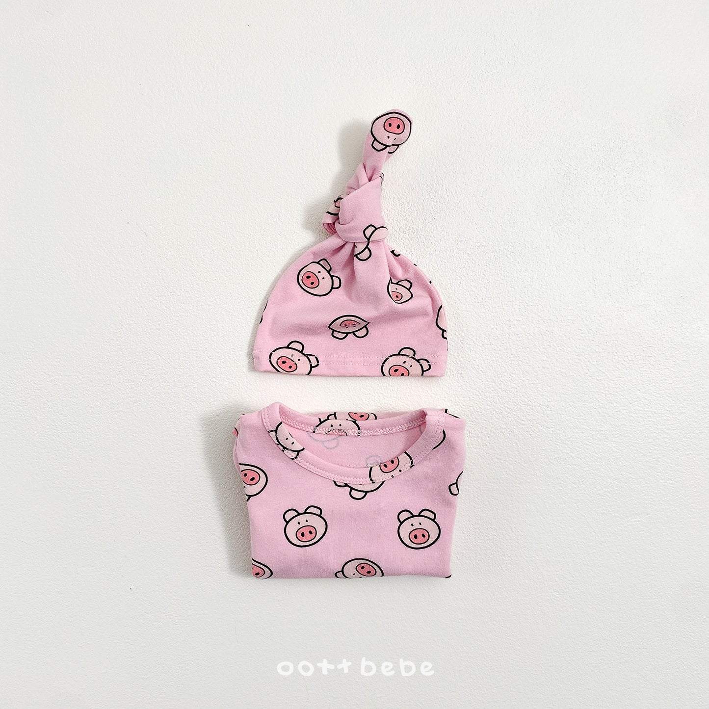 [PRE-ORDER] Happy Friends Body Suit + Bonnet Set