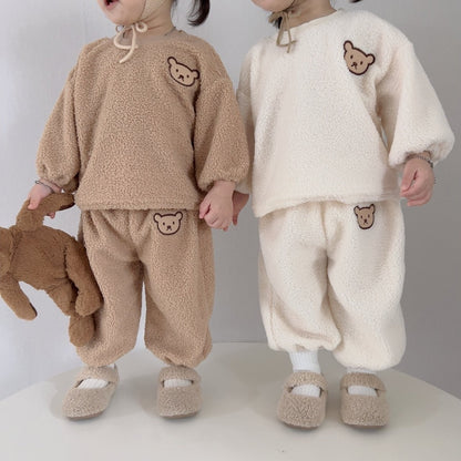 [PRE-ORDER] Sherpa Bear Top Bottom Set