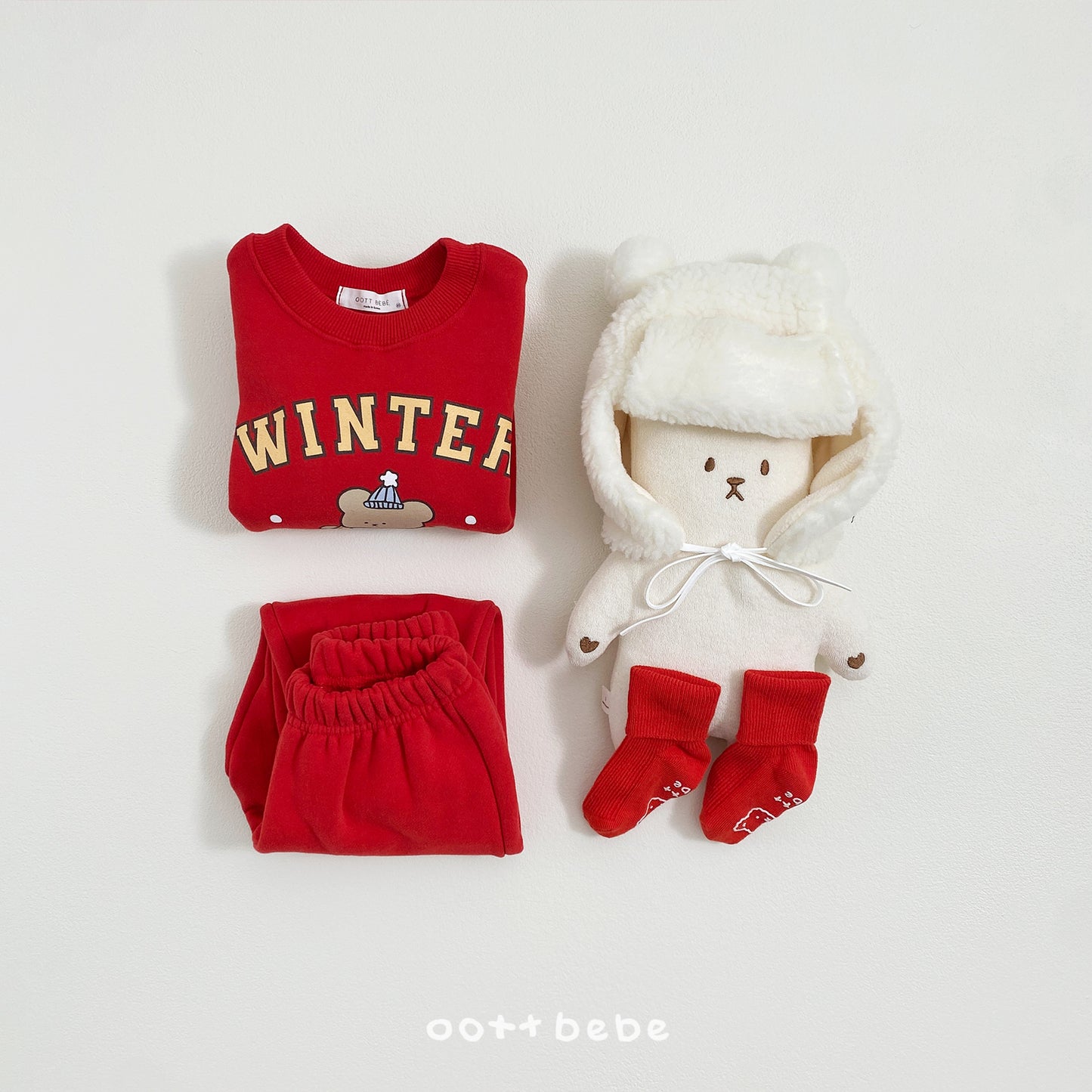[PRE-ORDER] Winter Bear Top Bottom Set