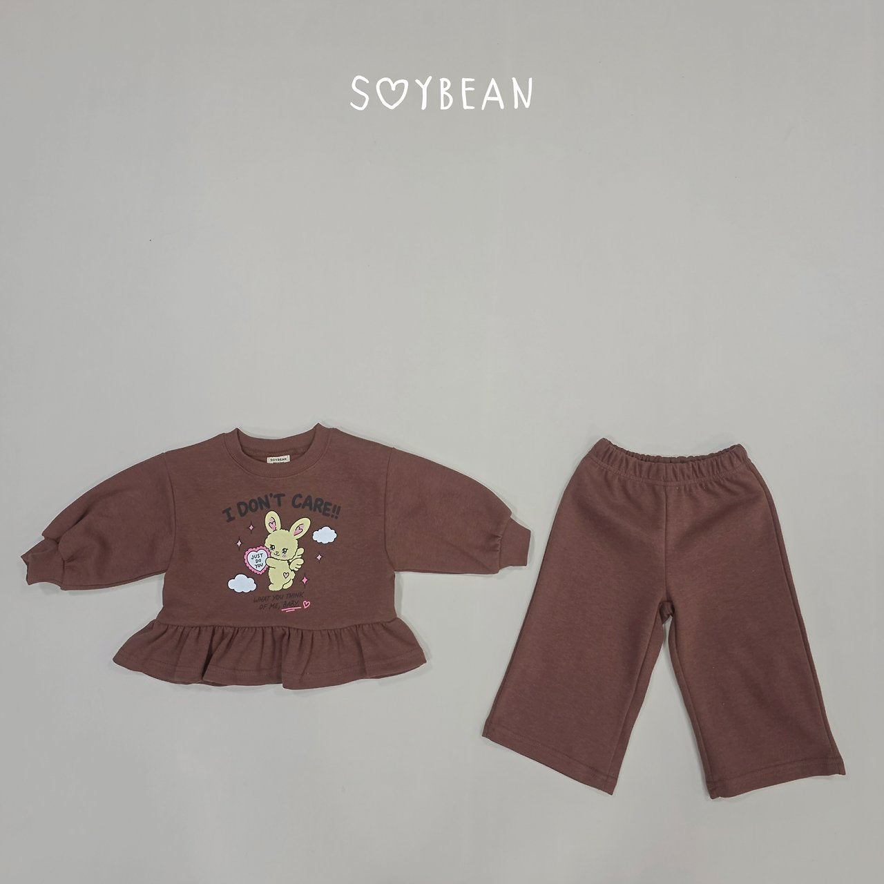 [PRE-ORDER] Bunny Frill Wide Top Bottom Set
