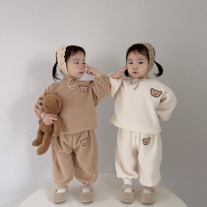 [PRE-ORDER] Sherpa Bear Top Bottom Set