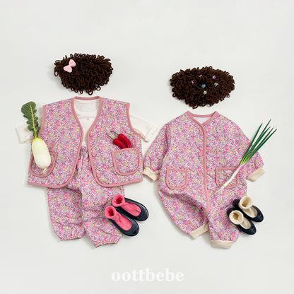 [Limit Time Order] Grandma Vest Bottom Set