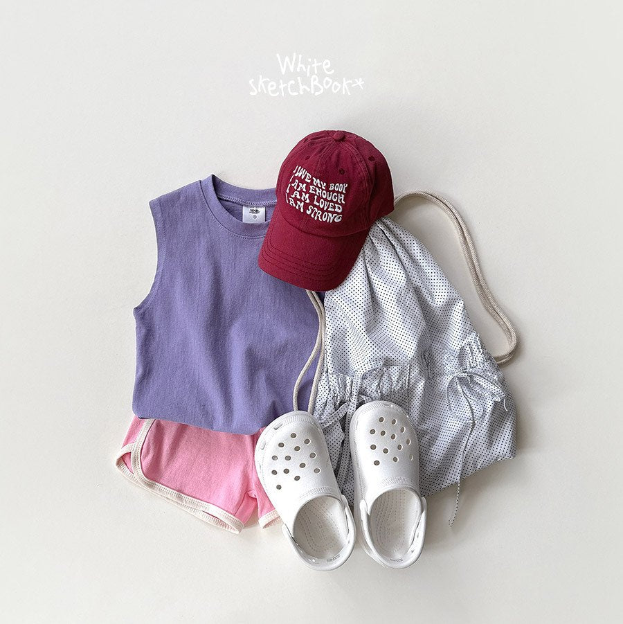 [PRE-ORDER] Over Fit Sleeveless T-Shirts