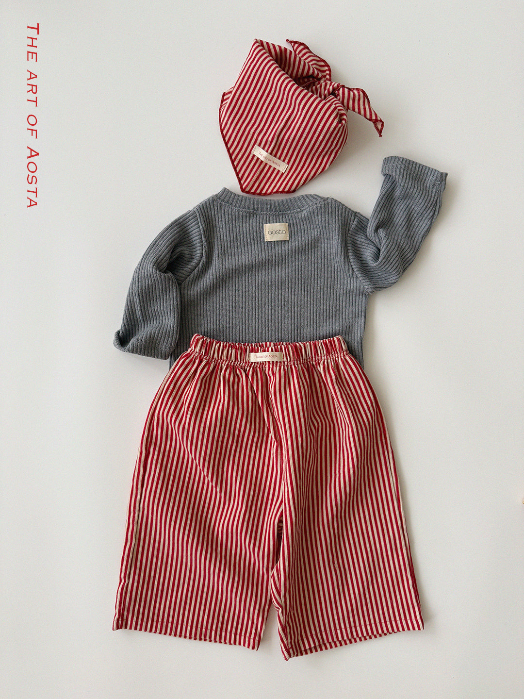 Louis Pants [Red/S(0-1yr), Red/L(2-3yr)]