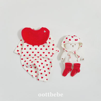 [PRE-ORDER] Heart Body Suit + Bonnet Set