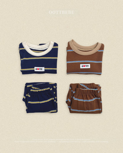 [PRE-ORDER] Rookie Stripe Top Bottom Set