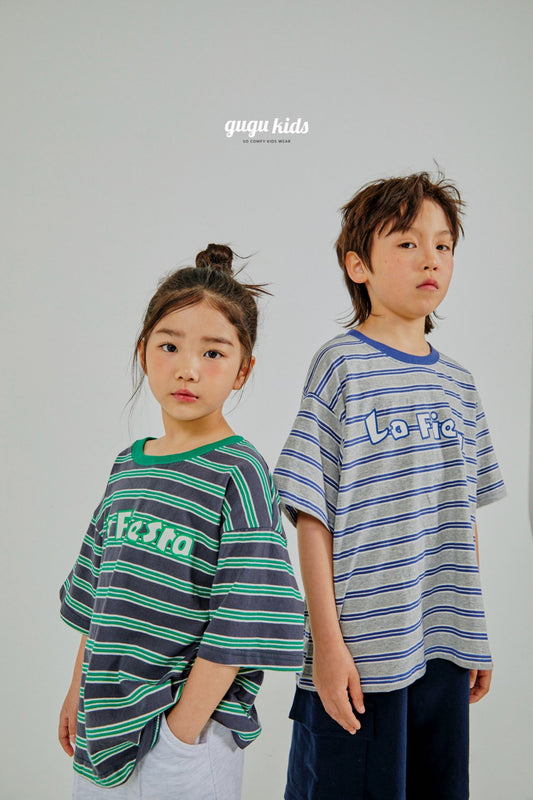 [Gugu Kids] La Fiesta Stripe T-Shirts