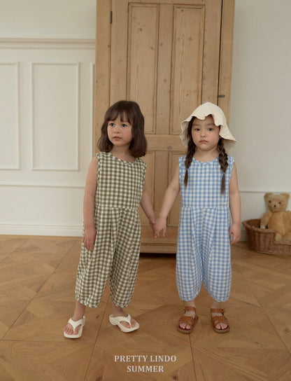 [PRE-ORDER] Check Jump Suit