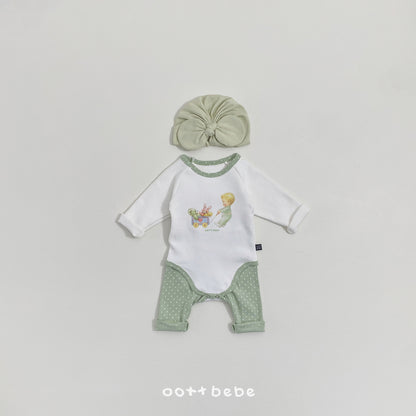 [PRE-ORDER] Custard Cream Body Suit + Leggings Set