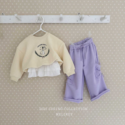 Cargo Ribbon Pants [Lavender/JM(8-9yr)]