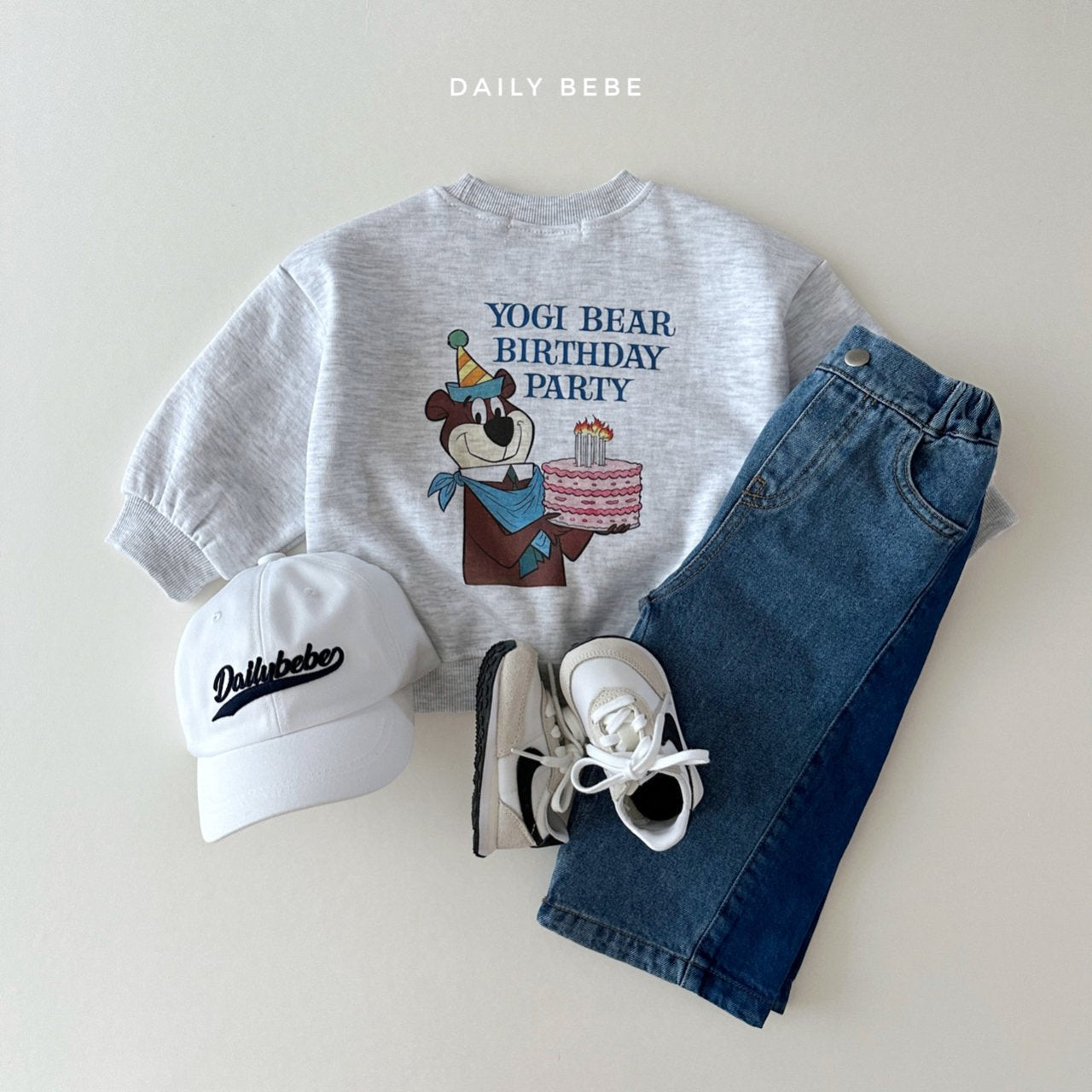 Birthday Sweatshirts [Ivory,White Melange/XS(1-2yr)]