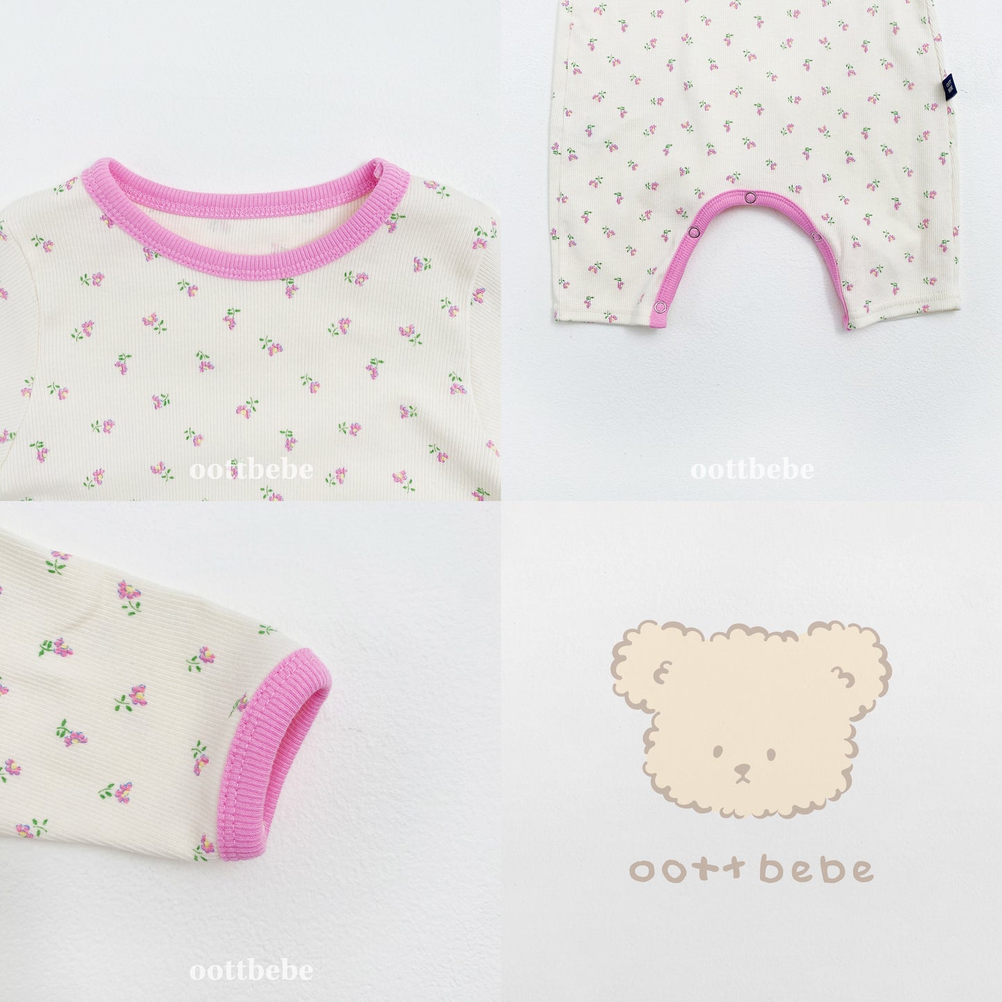 [PRE-ORDER] Flower Berry Body Suit