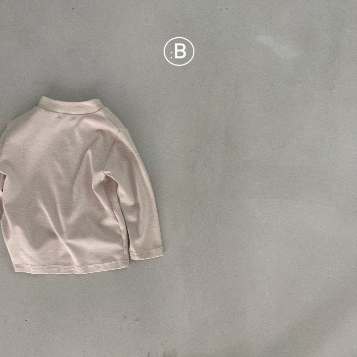 Bell Solid Turtleneck T-Shirts [Beige/S(2-3yr)]