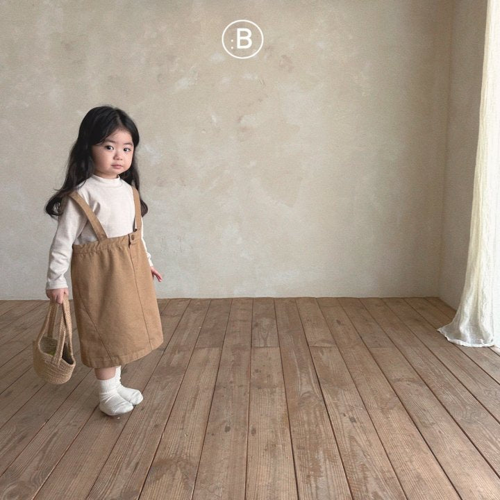 Bell Solid Turtleneck T-Shirts [Beige/S(2-3yr)]
