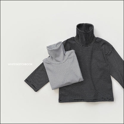 [PRE-ORDER] Small Stripe Turtleneck T-Shirts