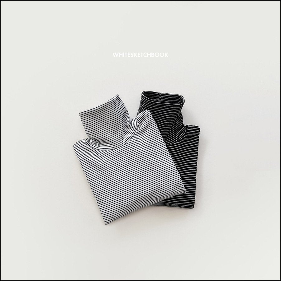 [PRE-ORDER] Small Stripe Turtleneck T-Shirts
