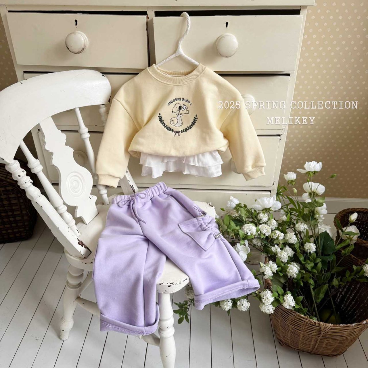 Cargo Ribbon Pants [Lavender/JM(8-9yr)]