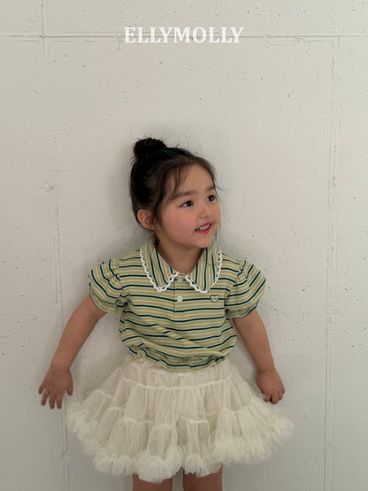 [PRE-ORDER] Curling Collar Frill T-Shirts