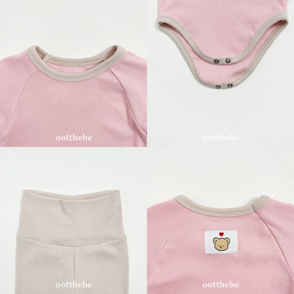 [PRE-ORDER] Pudding Modal Body Suit + Leggings Set