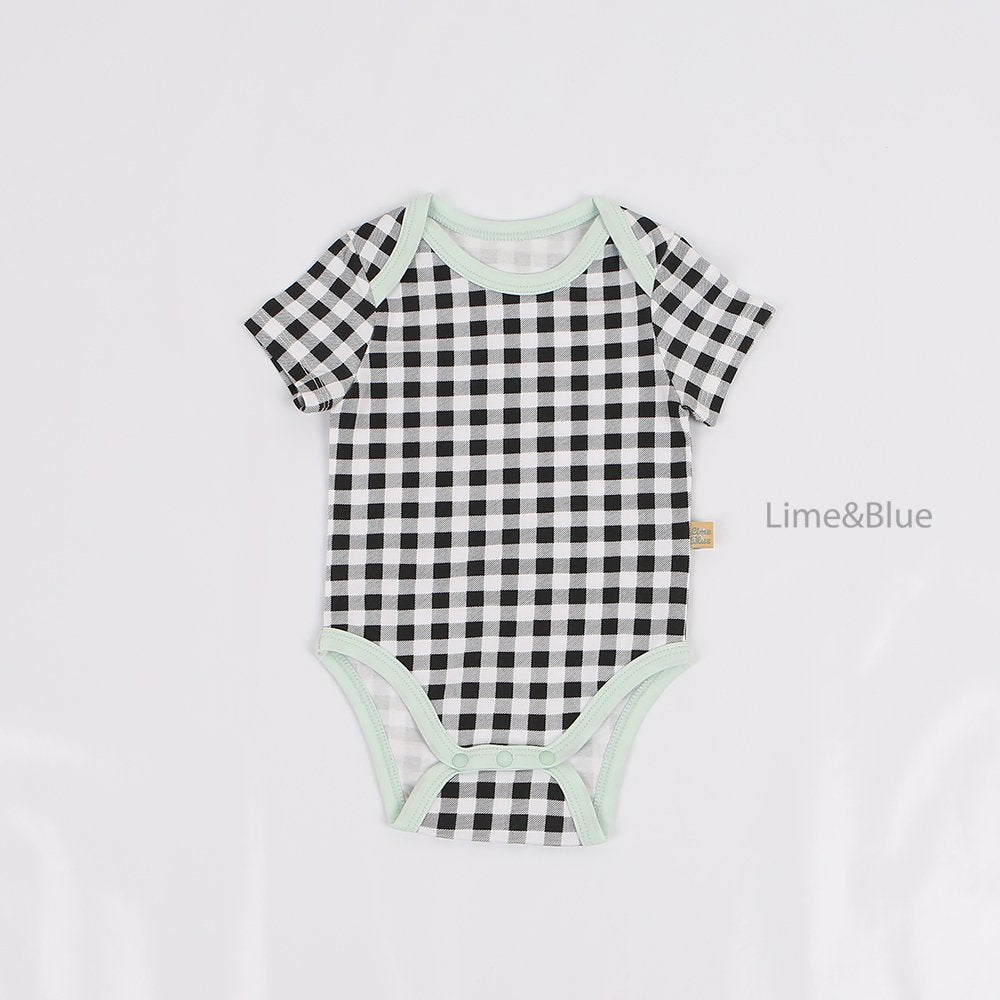 [PRE-ORDER] Summer Check Check Body Suit