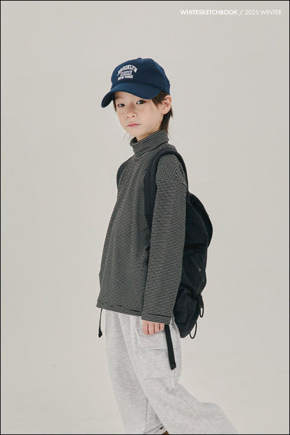 [PRE-ORDER] Small Stripe Turtleneck T-Shirts