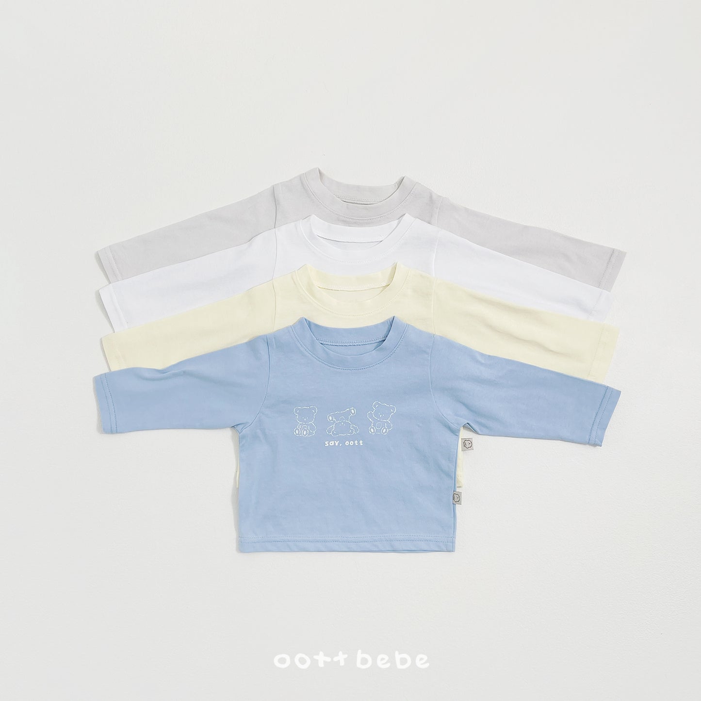 Say Oott 1+1 Baby T-Shirts [Red/Ivory/Baby M(6-12m)]