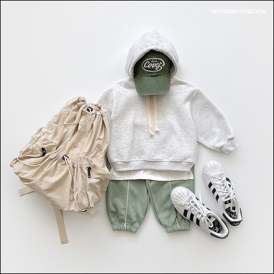 Piping Jogger Pants [Khaki Green/5/S(2-3yr)]