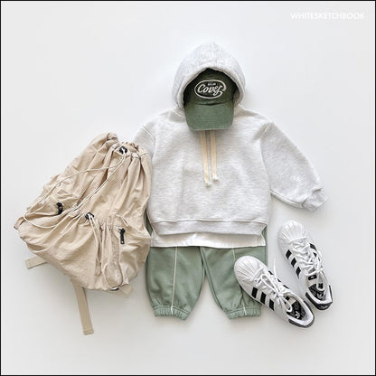 Piping Jogger Pants [Khaki Green/5/S(2-3yr)]