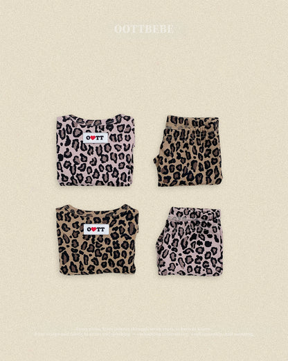 [PRE-ORDER] Little Leopard Home Wear Set