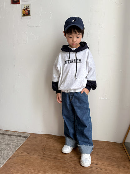 [PRE-ORDER] Cutting Roll-Up Wide Denim Pants