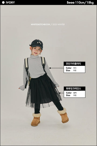 [PRE-ORDER] Small Stripe Turtleneck T-Shirts