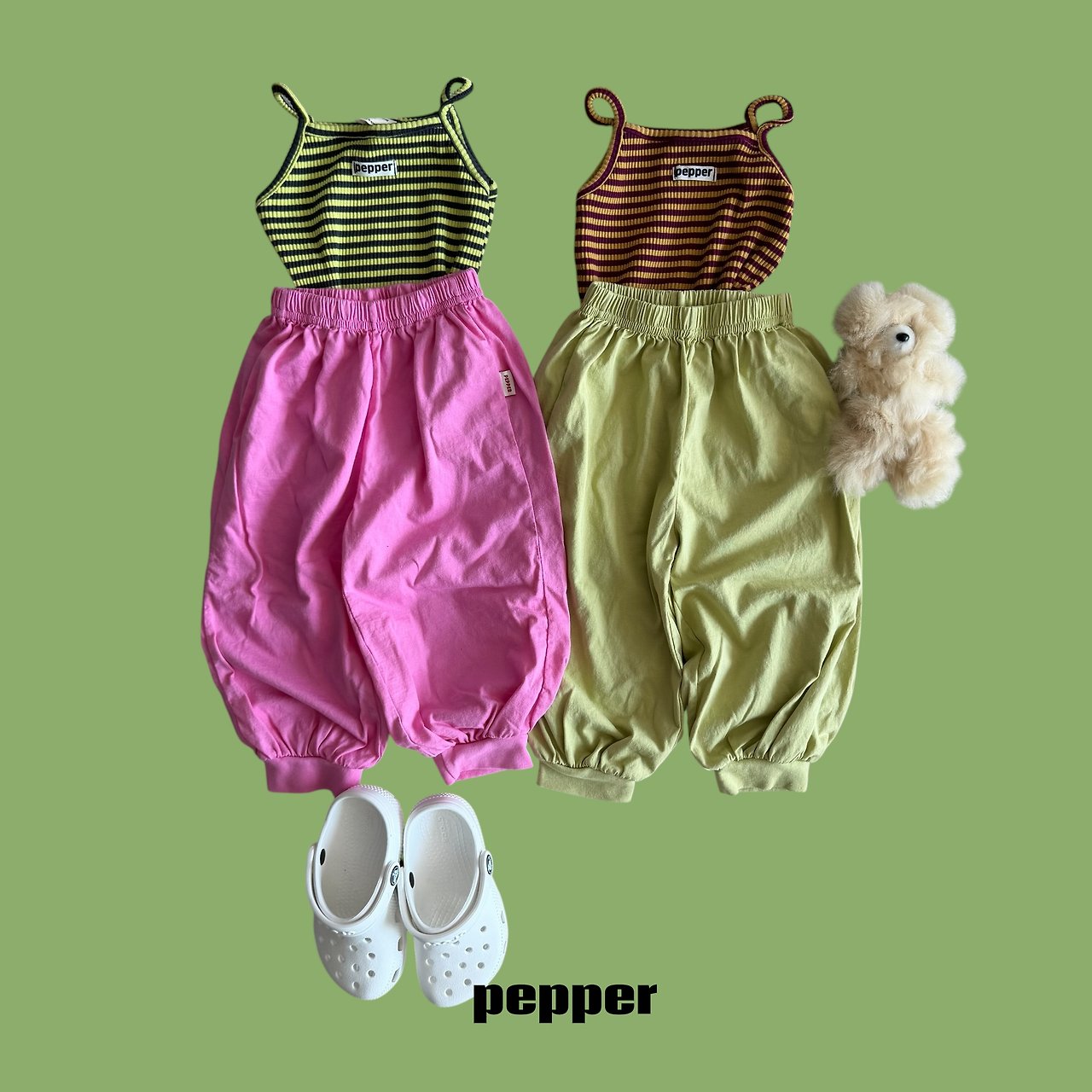 [PRE-ORDER] Melon Stripe Tank Top