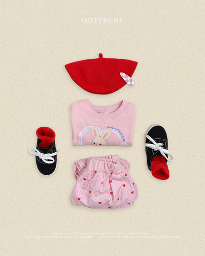 [PRE-ORDER] Cute Rabbit Top Bottom Set