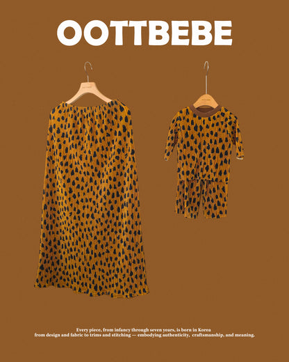 [PRE-ORDER] Velvet Leopard Pleats Mom Skirts