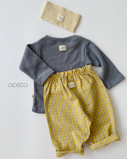 [PRE-ORDER] Caramel Check Pants