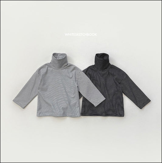[PRE-ORDER] Small Stripe Turtleneck T-Shirts